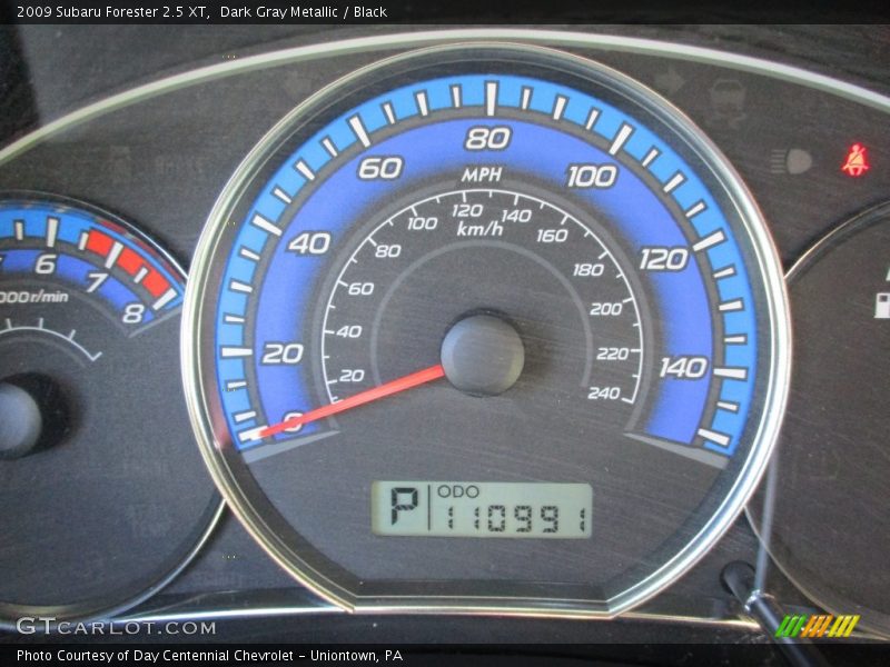 Dark Gray Metallic / Black 2009 Subaru Forester 2.5 XT