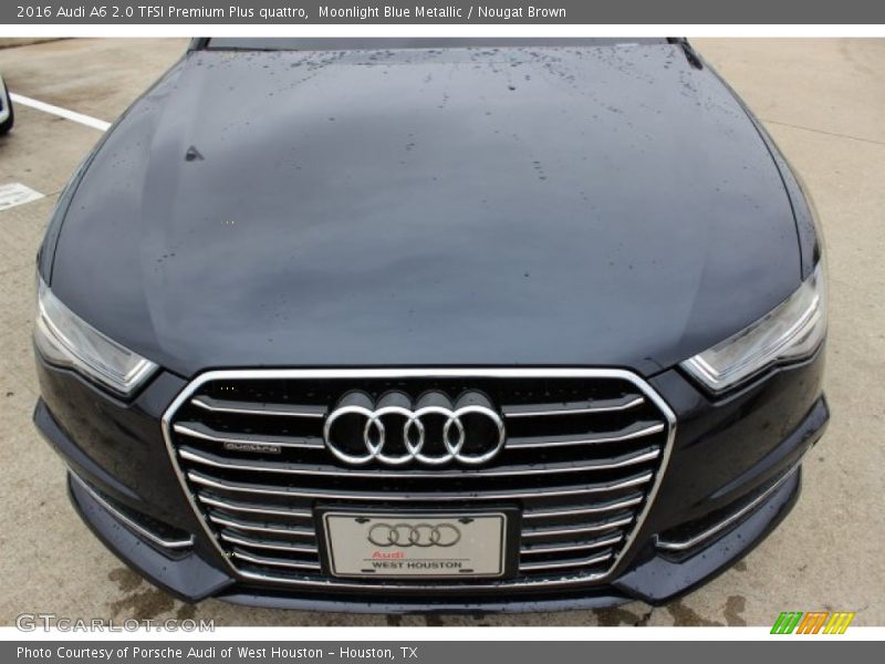 Moonlight Blue Metallic / Nougat Brown 2016 Audi A6 2.0 TFSI Premium Plus quattro