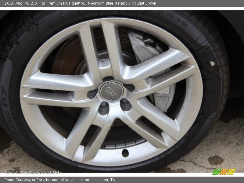 Moonlight Blue Metallic / Nougat Brown 2016 Audi A6 2.0 TFSI Premium Plus quattro