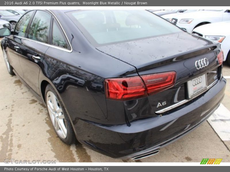 Moonlight Blue Metallic / Nougat Brown 2016 Audi A6 2.0 TFSI Premium Plus quattro