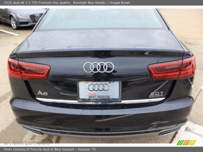 Moonlight Blue Metallic / Nougat Brown 2016 Audi A6 2.0 TFSI Premium Plus quattro