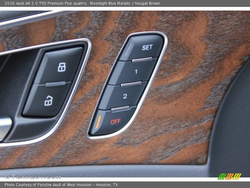 Moonlight Blue Metallic / Nougat Brown 2016 Audi A6 2.0 TFSI Premium Plus quattro
