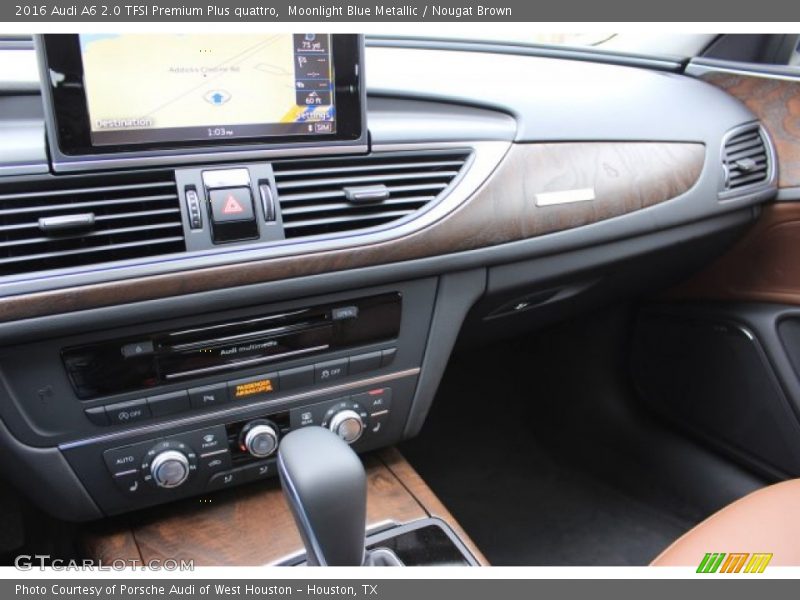 Moonlight Blue Metallic / Nougat Brown 2016 Audi A6 2.0 TFSI Premium Plus quattro