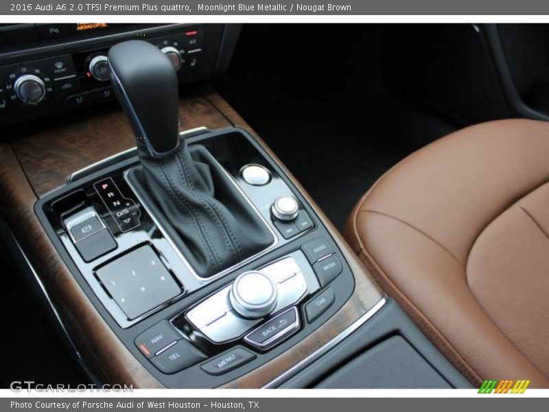 Moonlight Blue Metallic / Nougat Brown 2016 Audi A6 2.0 TFSI Premium Plus quattro