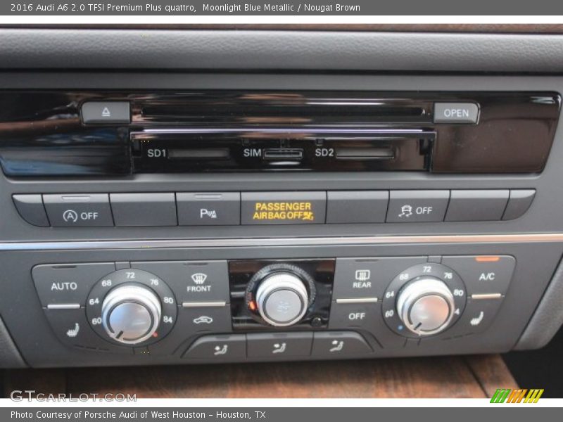 Moonlight Blue Metallic / Nougat Brown 2016 Audi A6 2.0 TFSI Premium Plus quattro