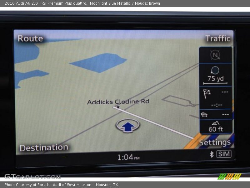Moonlight Blue Metallic / Nougat Brown 2016 Audi A6 2.0 TFSI Premium Plus quattro