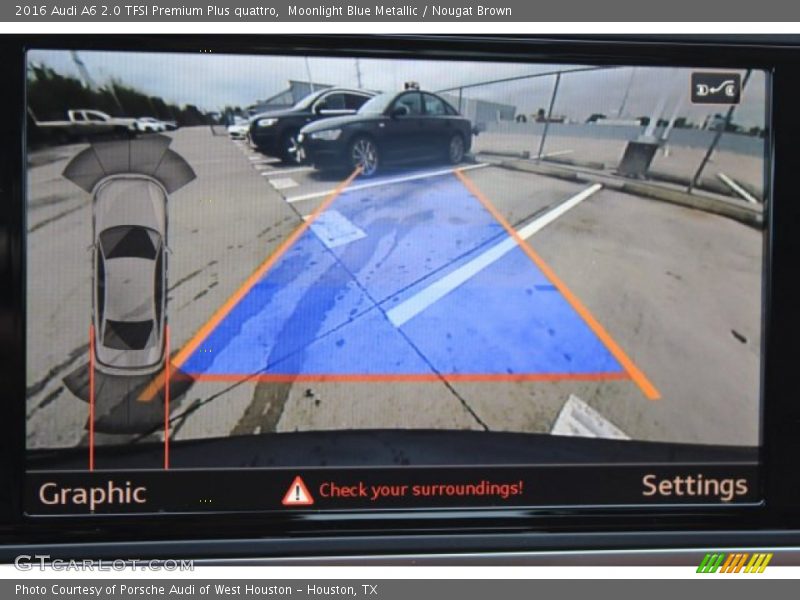 Moonlight Blue Metallic / Nougat Brown 2016 Audi A6 2.0 TFSI Premium Plus quattro