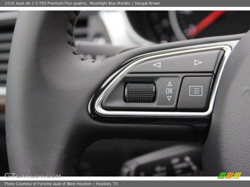 Moonlight Blue Metallic / Nougat Brown 2016 Audi A6 2.0 TFSI Premium Plus quattro