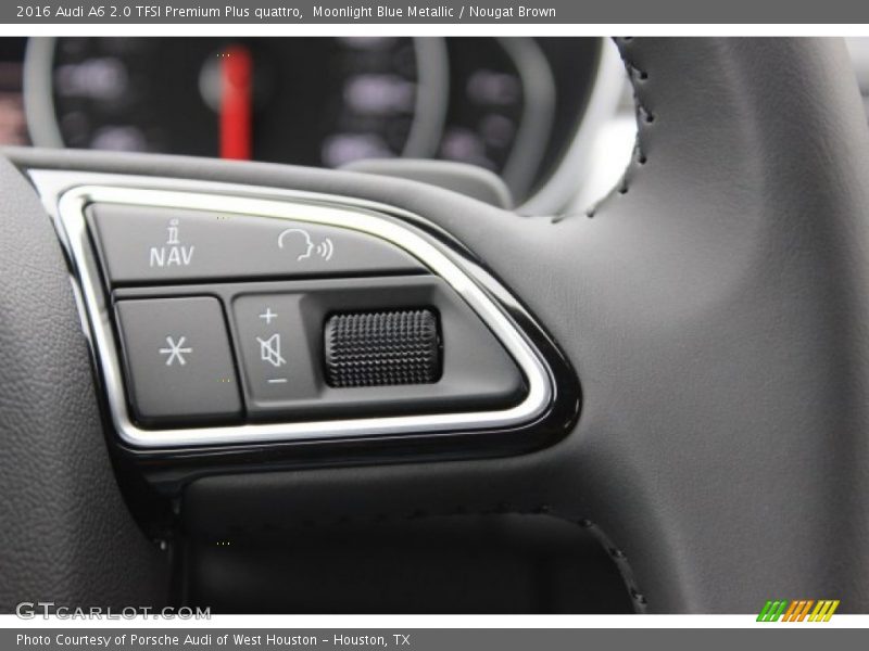 Moonlight Blue Metallic / Nougat Brown 2016 Audi A6 2.0 TFSI Premium Plus quattro