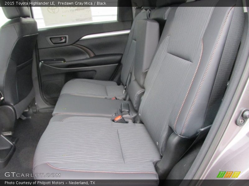 Predawn Gray Mica / Black 2015 Toyota Highlander LE