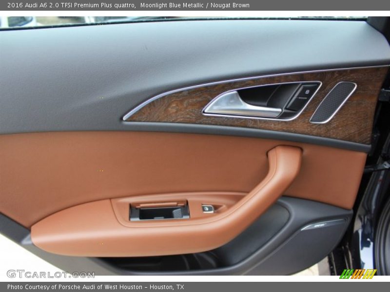 Moonlight Blue Metallic / Nougat Brown 2016 Audi A6 2.0 TFSI Premium Plus quattro