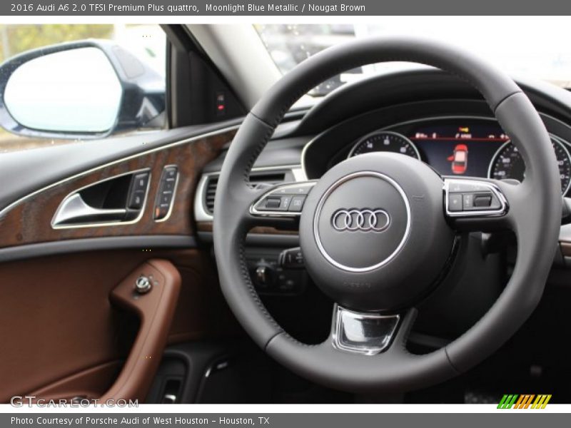 Moonlight Blue Metallic / Nougat Brown 2016 Audi A6 2.0 TFSI Premium Plus quattro