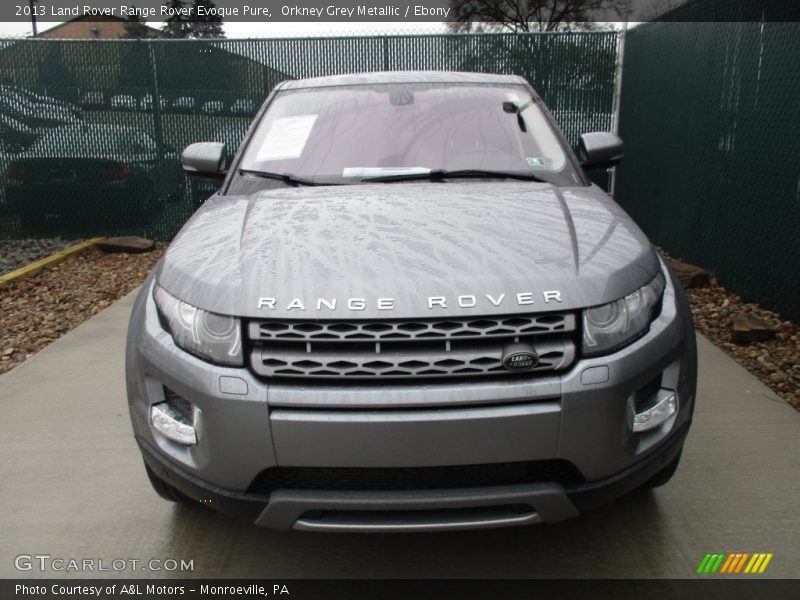 Orkney Grey Metallic / Ebony 2013 Land Rover Range Rover Evoque Pure