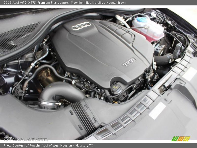 Moonlight Blue Metallic / Nougat Brown 2016 Audi A6 2.0 TFSI Premium Plus quattro