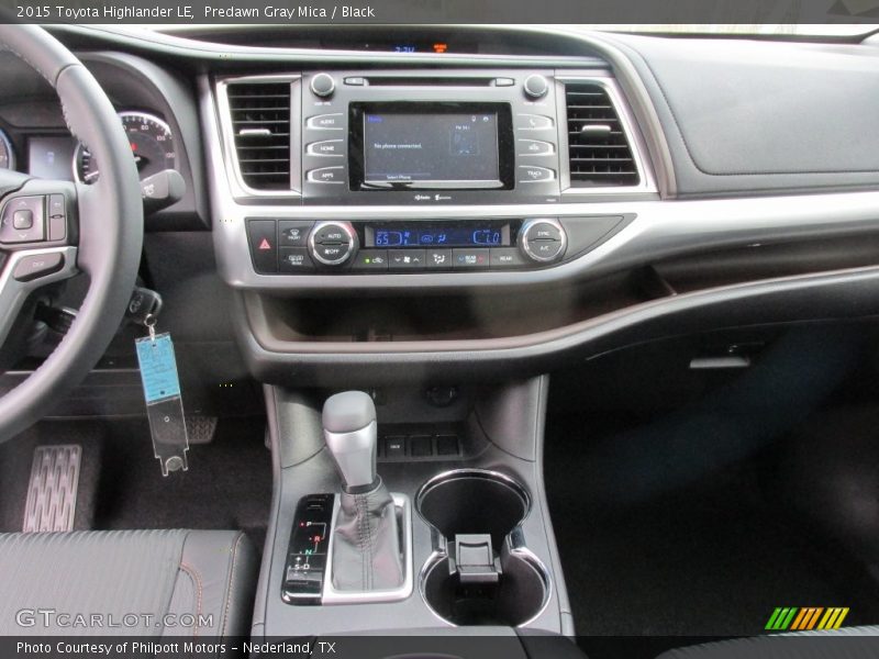 Predawn Gray Mica / Black 2015 Toyota Highlander LE