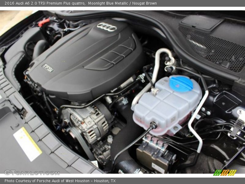 Moonlight Blue Metallic / Nougat Brown 2016 Audi A6 2.0 TFSI Premium Plus quattro