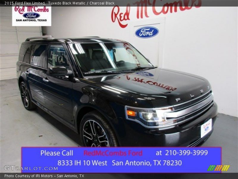 Tuxedo Black Metallic / Charcoal Black 2015 Ford Flex Limited