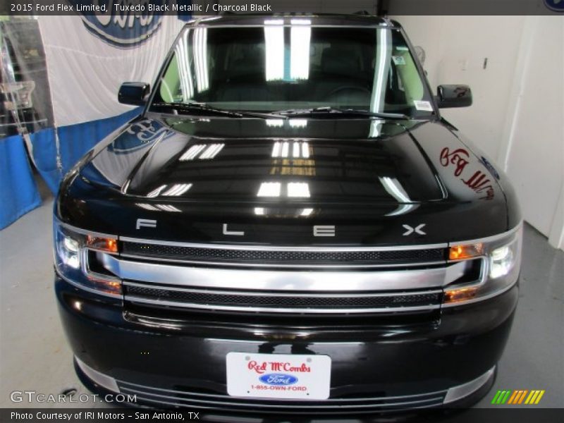 Tuxedo Black Metallic / Charcoal Black 2015 Ford Flex Limited