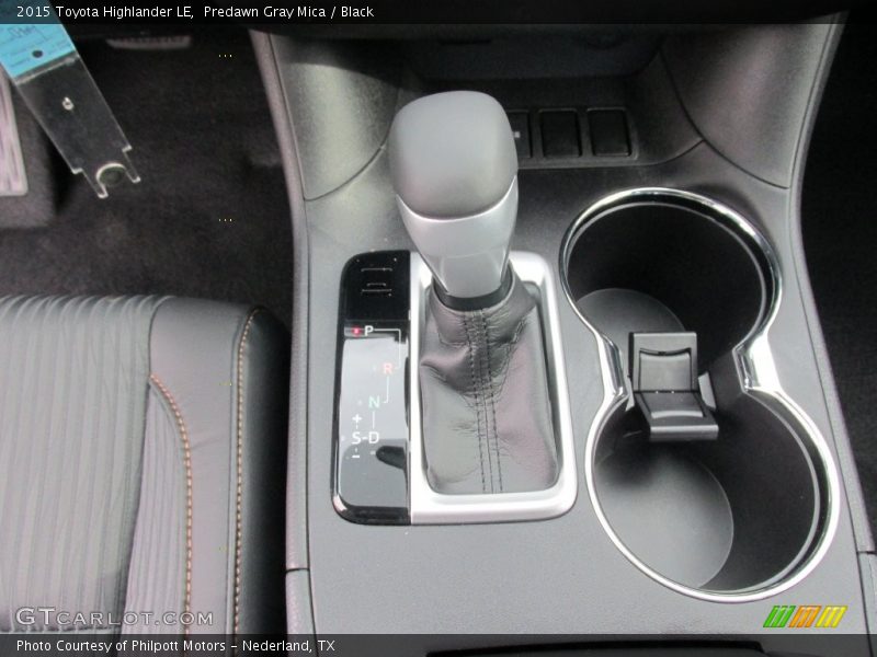 Predawn Gray Mica / Black 2015 Toyota Highlander LE