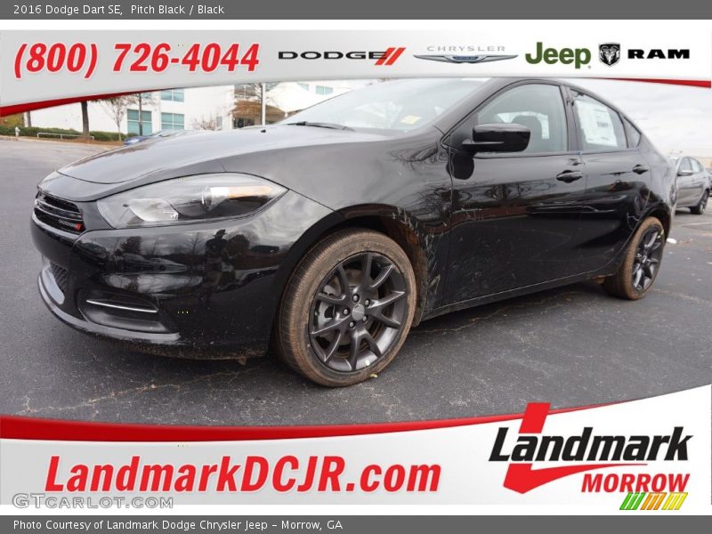 Pitch Black / Black 2016 Dodge Dart SE