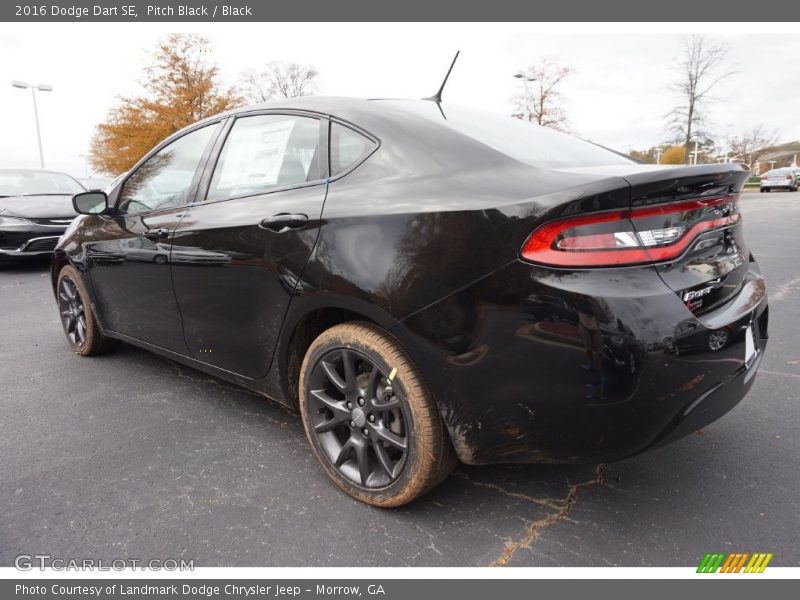 Pitch Black / Black 2016 Dodge Dart SE