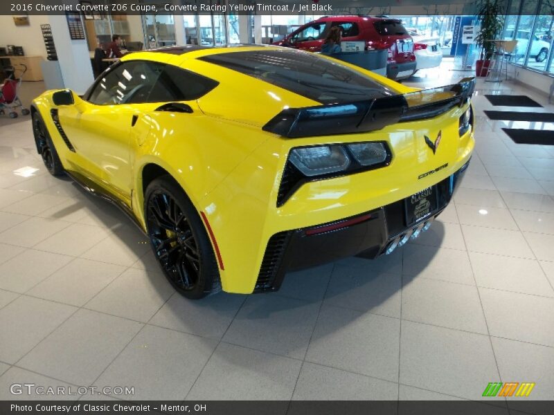 Corvette Racing Yellow Tintcoat / Jet Black 2016 Chevrolet Corvette Z06 Coupe