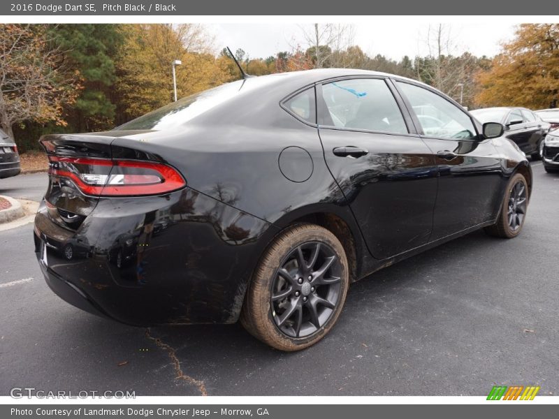 Pitch Black / Black 2016 Dodge Dart SE