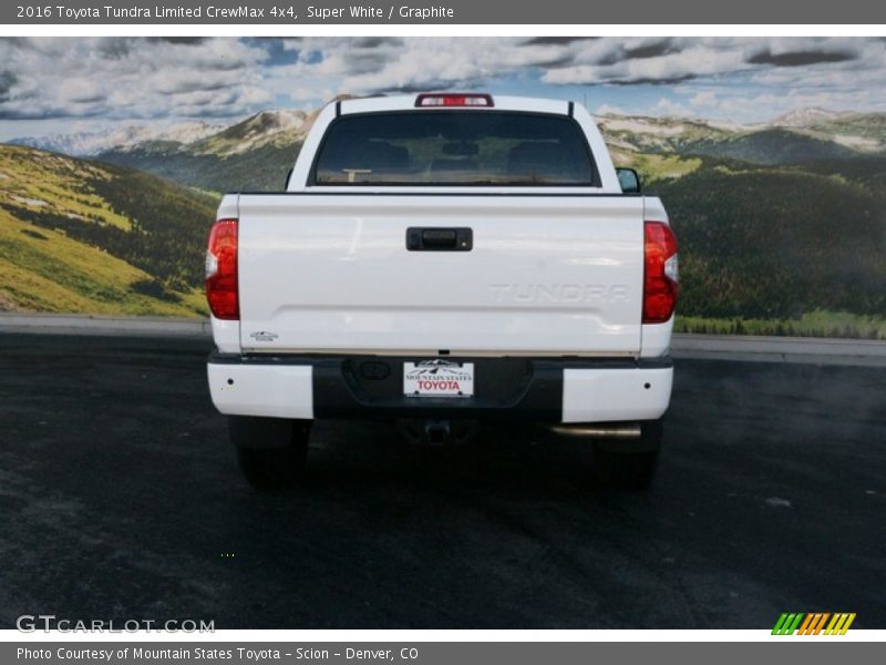 Super White / Graphite 2016 Toyota Tundra Limited CrewMax 4x4