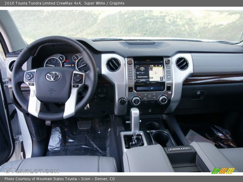 Super White / Graphite 2016 Toyota Tundra Limited CrewMax 4x4