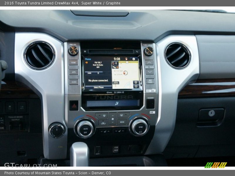 Super White / Graphite 2016 Toyota Tundra Limited CrewMax 4x4