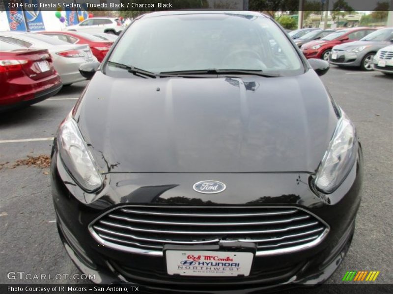 Tuxedo Black / Charcoal Black 2014 Ford Fiesta S Sedan