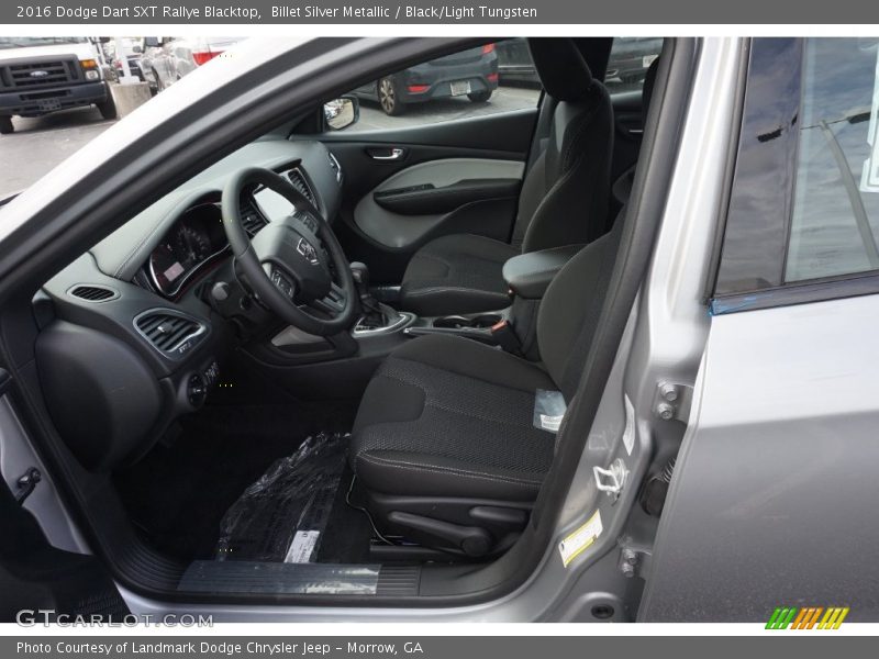 Billet Silver Metallic / Black/Light Tungsten 2016 Dodge Dart SXT Rallye Blacktop