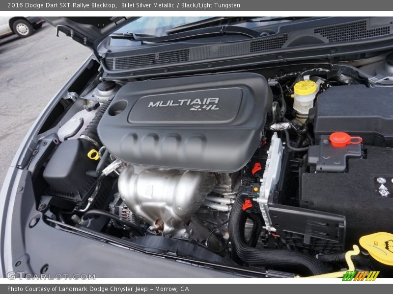 Billet Silver Metallic / Black/Light Tungsten 2016 Dodge Dart SXT Rallye Blacktop