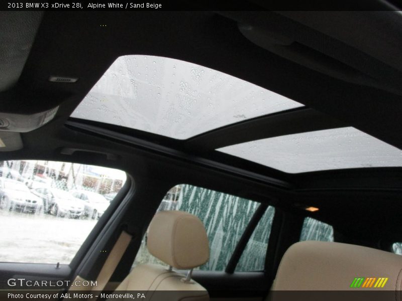 Alpine White / Sand Beige 2013 BMW X3 xDrive 28i