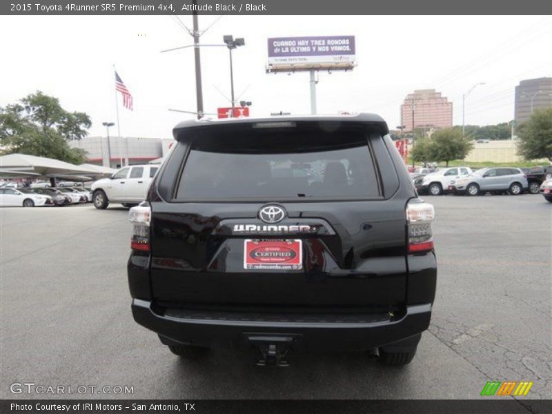Attitude Black / Black 2015 Toyota 4Runner SR5 Premium 4x4