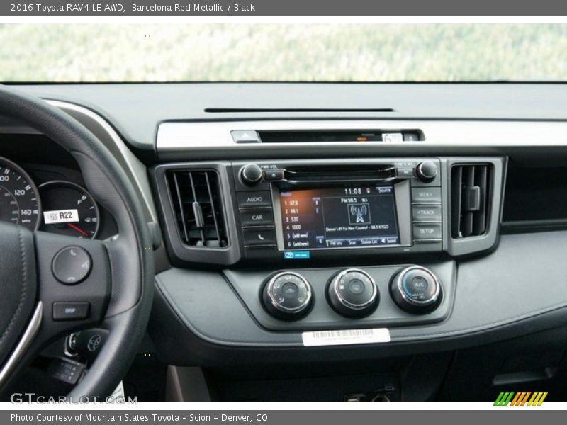 Barcelona Red Metallic / Black 2016 Toyota RAV4 LE AWD