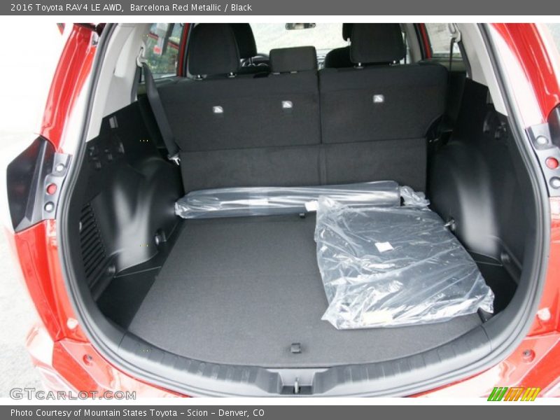 Barcelona Red Metallic / Black 2016 Toyota RAV4 LE AWD