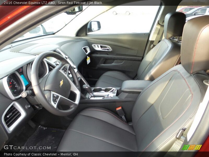 Siren Red Tintcoat / Jet Black 2016 Chevrolet Equinox LTZ AWD