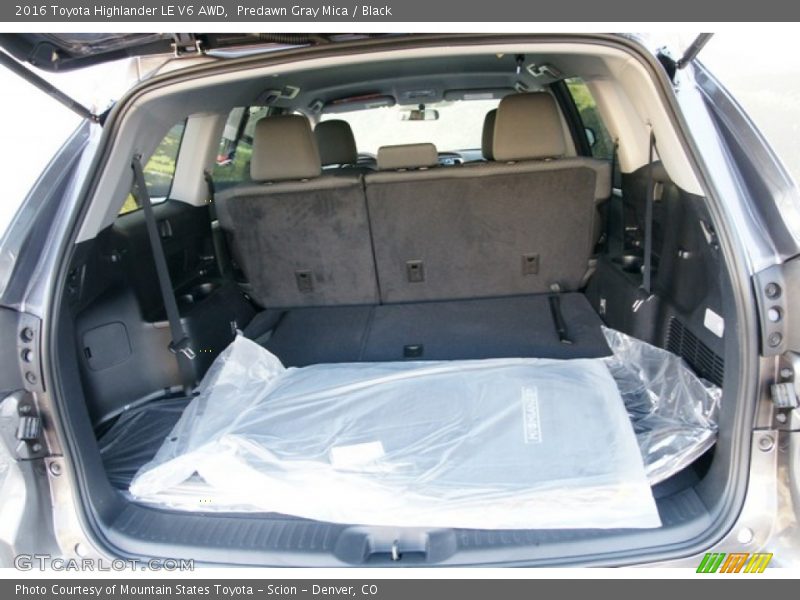 Predawn Gray Mica / Black 2016 Toyota Highlander LE V6 AWD