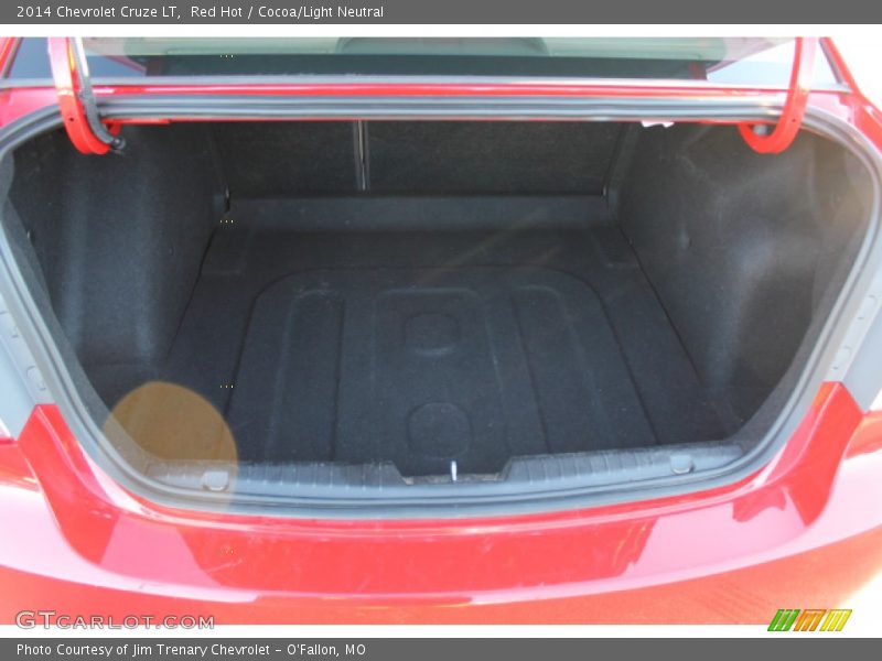 Red Hot / Cocoa/Light Neutral 2014 Chevrolet Cruze LT