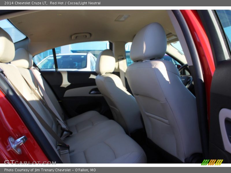 Red Hot / Cocoa/Light Neutral 2014 Chevrolet Cruze LT