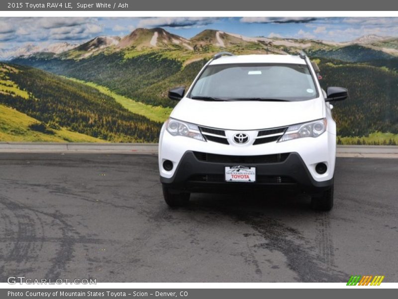 Super White / Ash 2015 Toyota RAV4 LE