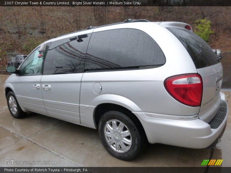Bright Silver Metallic / Medium Slate Gray 2007 Chrysler Town & Country Limited