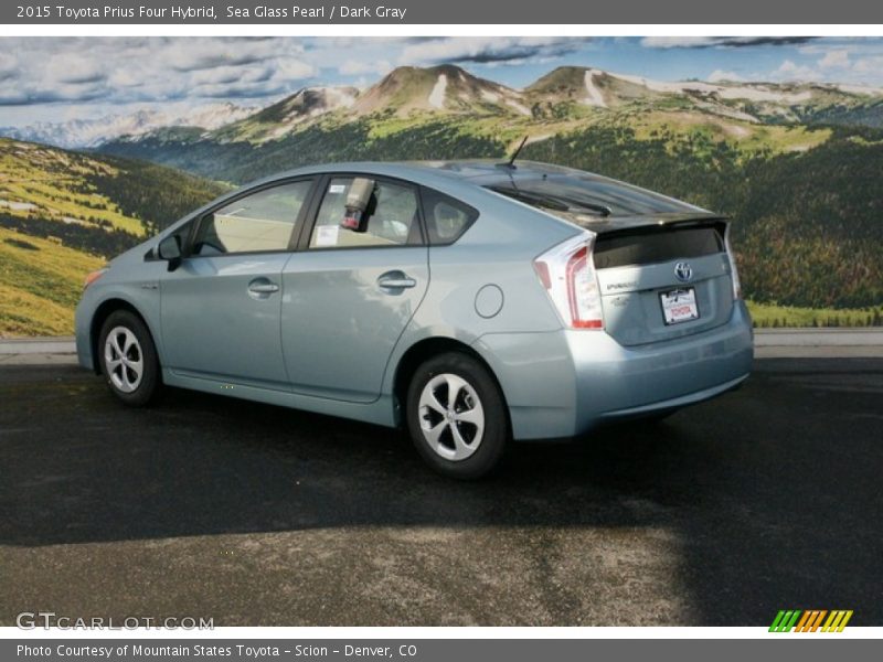 Sea Glass Pearl / Dark Gray 2015 Toyota Prius Four Hybrid