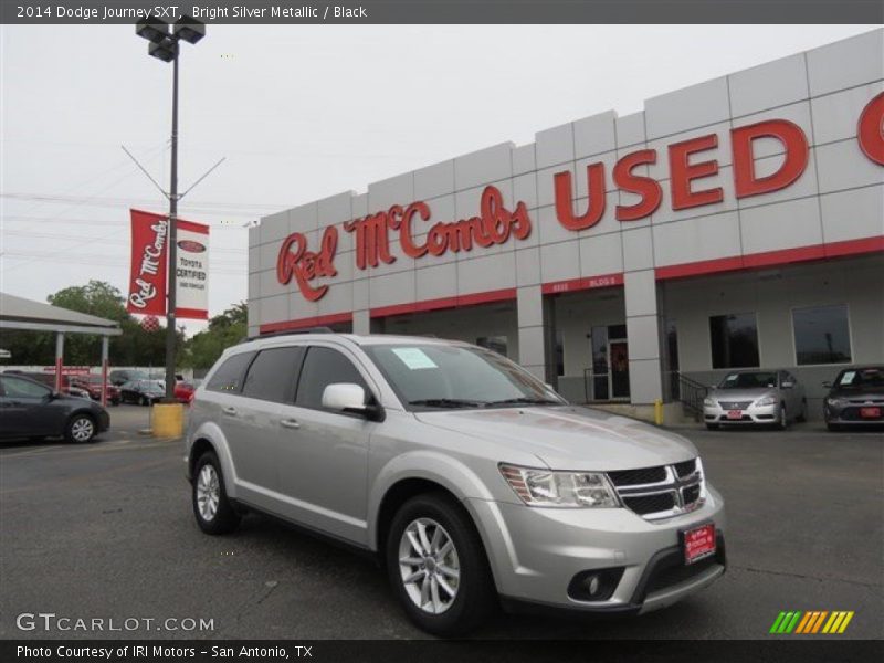 Bright Silver Metallic / Black 2014 Dodge Journey SXT