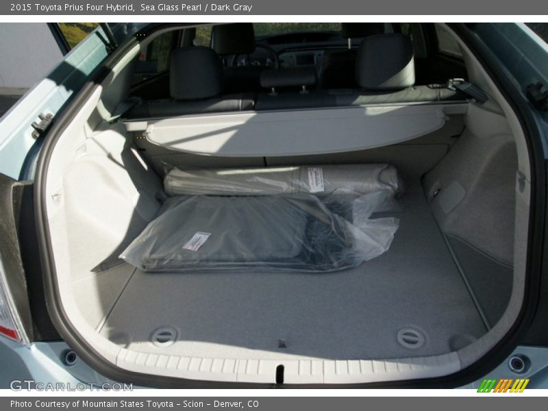 Sea Glass Pearl / Dark Gray 2015 Toyota Prius Four Hybrid