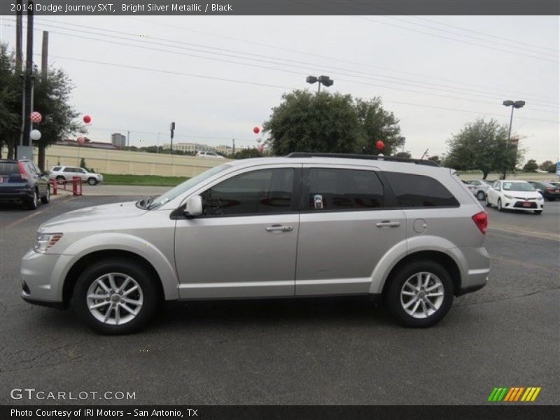 Bright Silver Metallic / Black 2014 Dodge Journey SXT