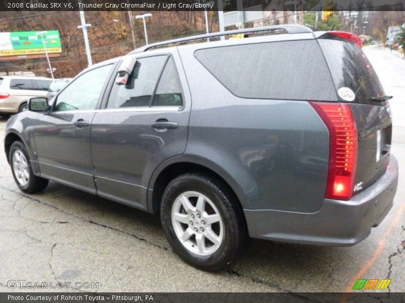 Thunder Gray ChromaFlair / Light Gray/Ebony 2008 Cadillac SRX V6