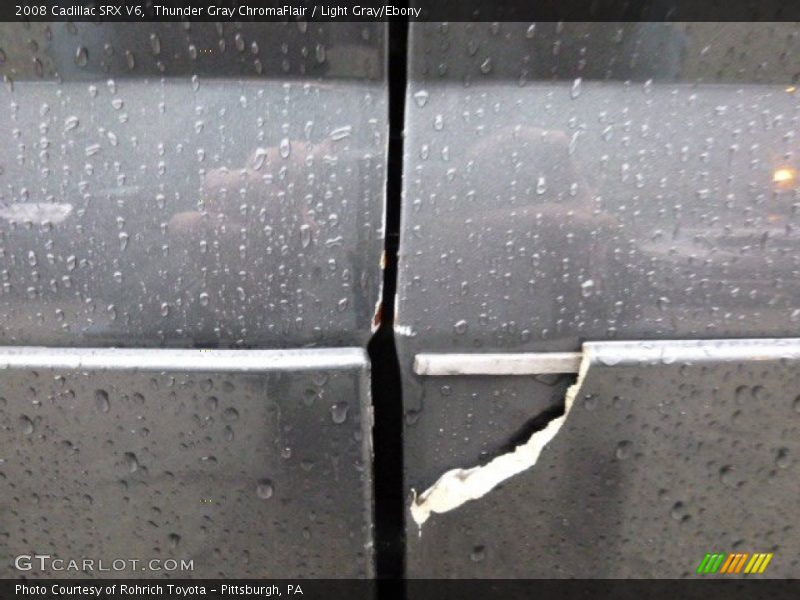 Thunder Gray ChromaFlair / Light Gray/Ebony 2008 Cadillac SRX V6