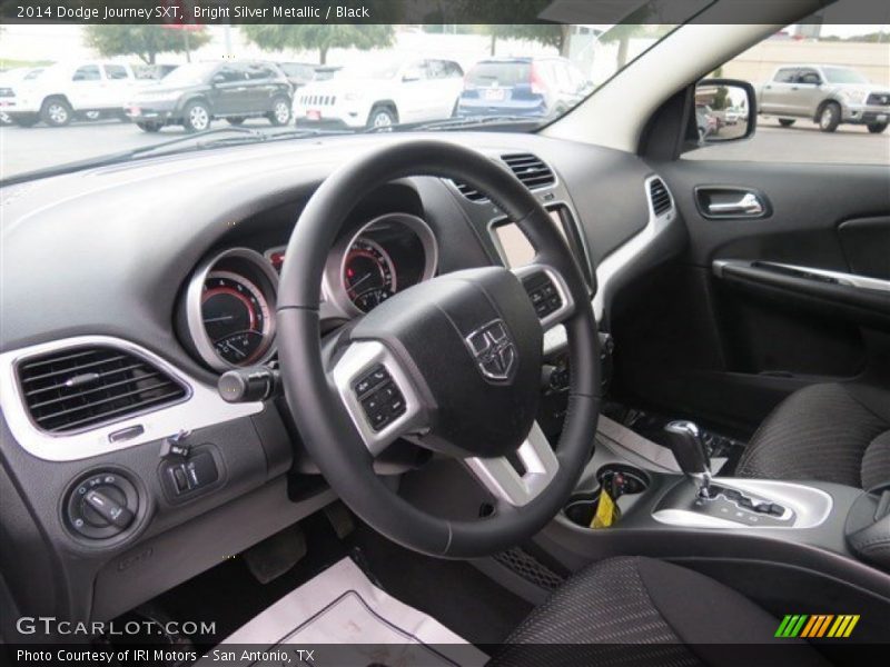 Bright Silver Metallic / Black 2014 Dodge Journey SXT